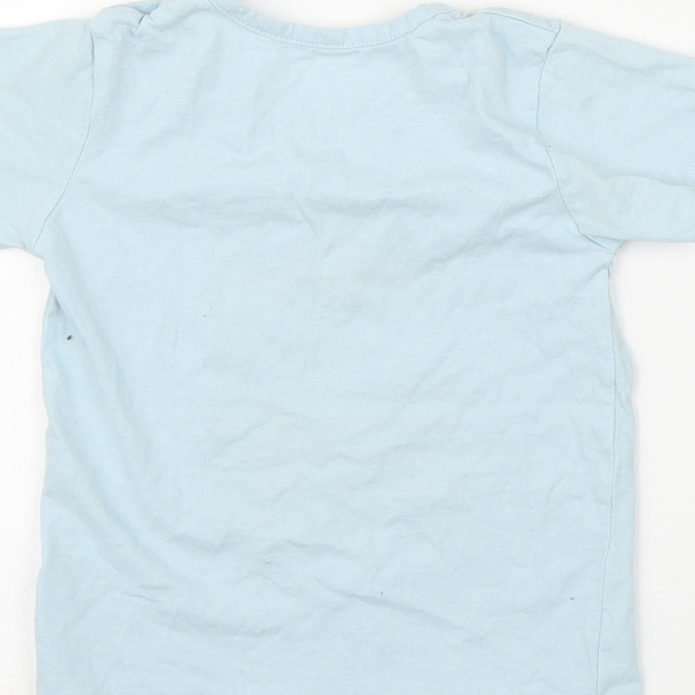 Tian Boys Blue   Basic T-Shirt Size 3-4 Years