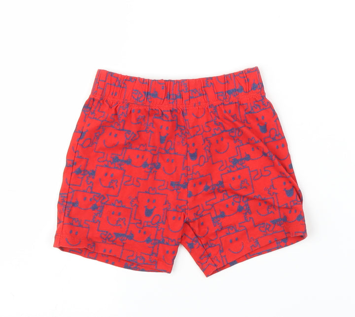 Mr Men Boys Red   Capri Leggings Size 18 Months