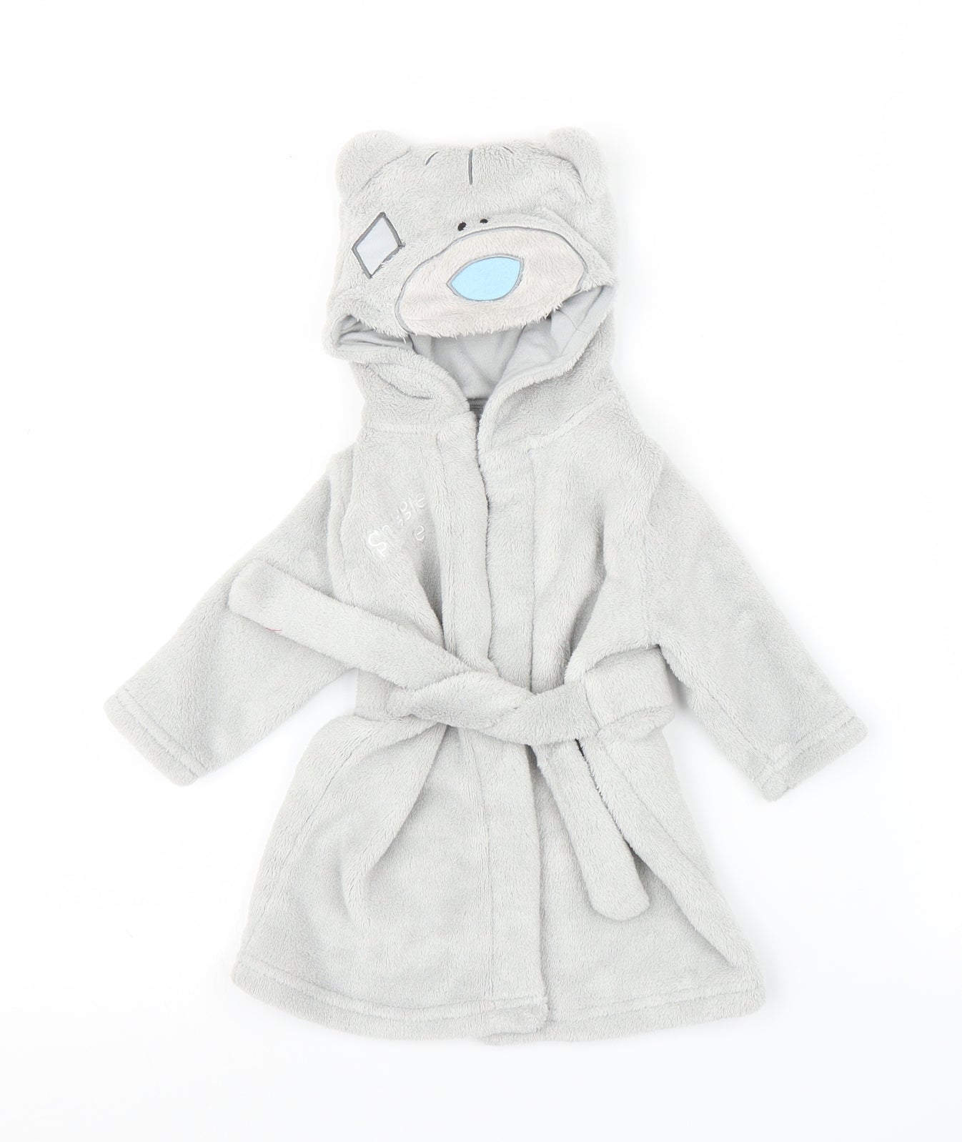 Me to You Baby Grey Solid  Chemise Robe Size 0-3 Months