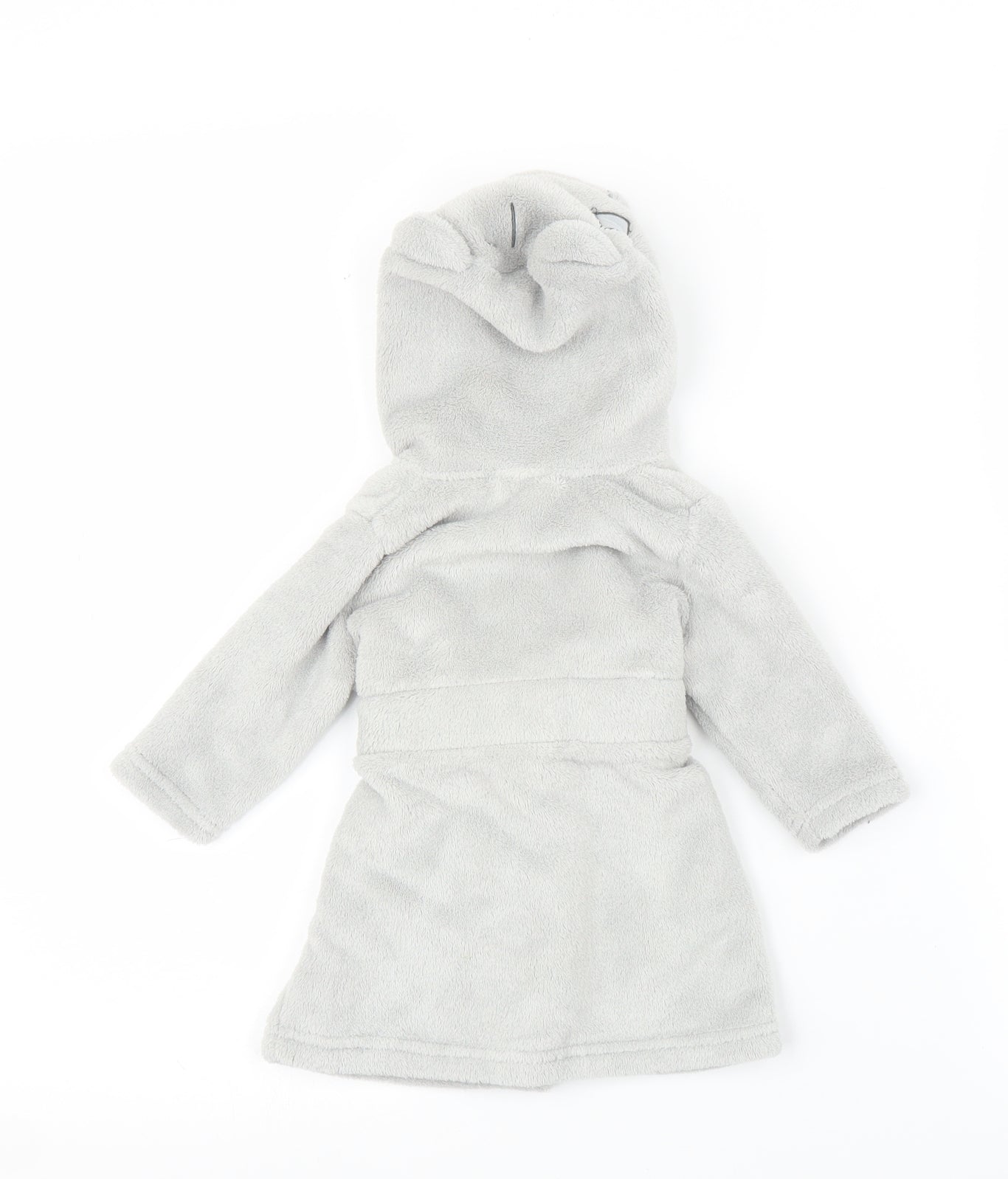 Me to You Baby Grey Solid  Chemise Robe Size 0-3 Months