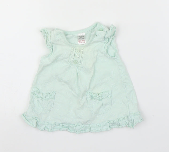 NEXT Girls Green A-Line Size 0-3 Months