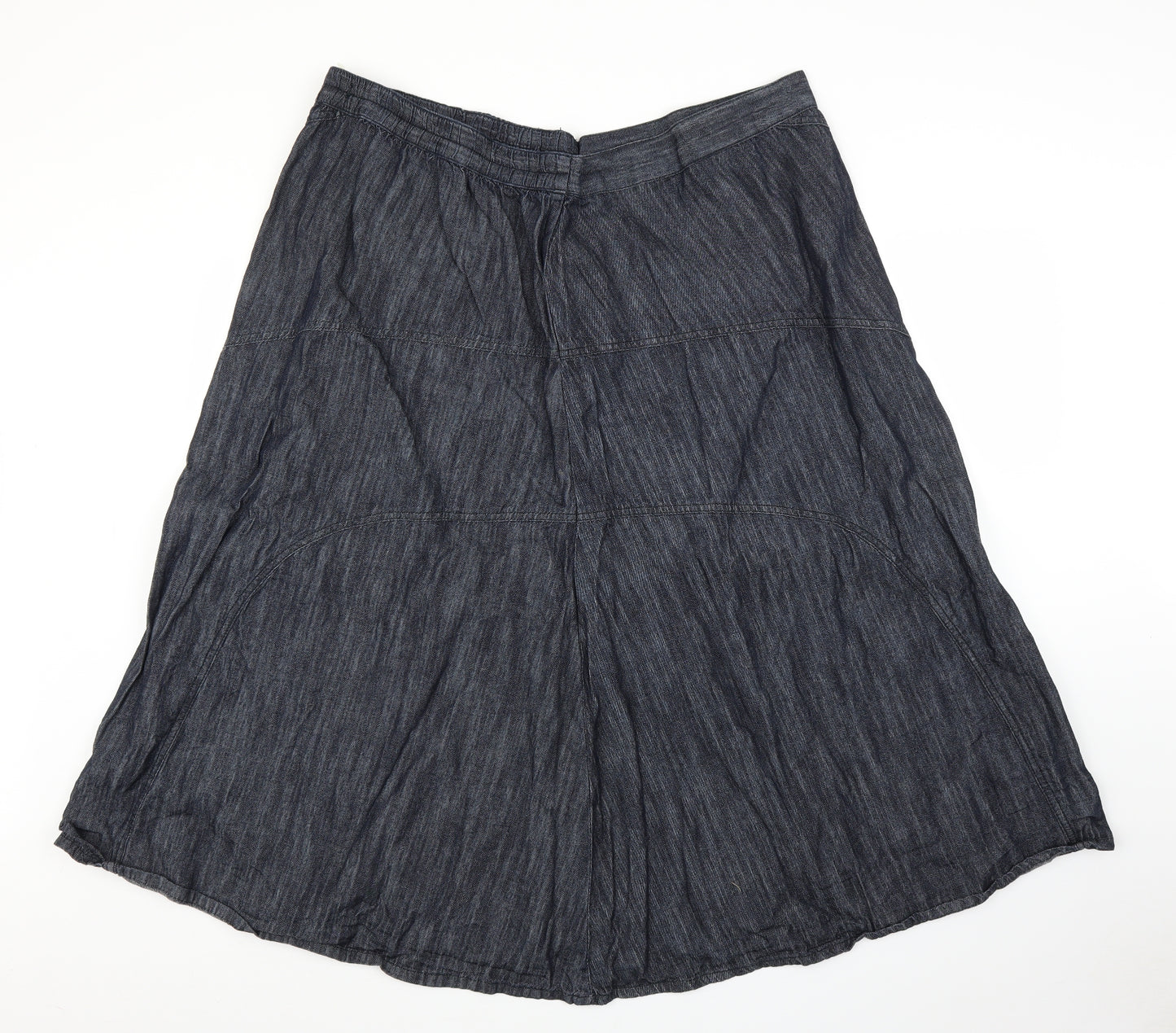 Being Casual Womens Blue  Denim A-Line Skirt Size 26