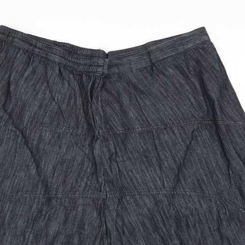 Being Casual Womens Blue  Denim A-Line Skirt Size 26