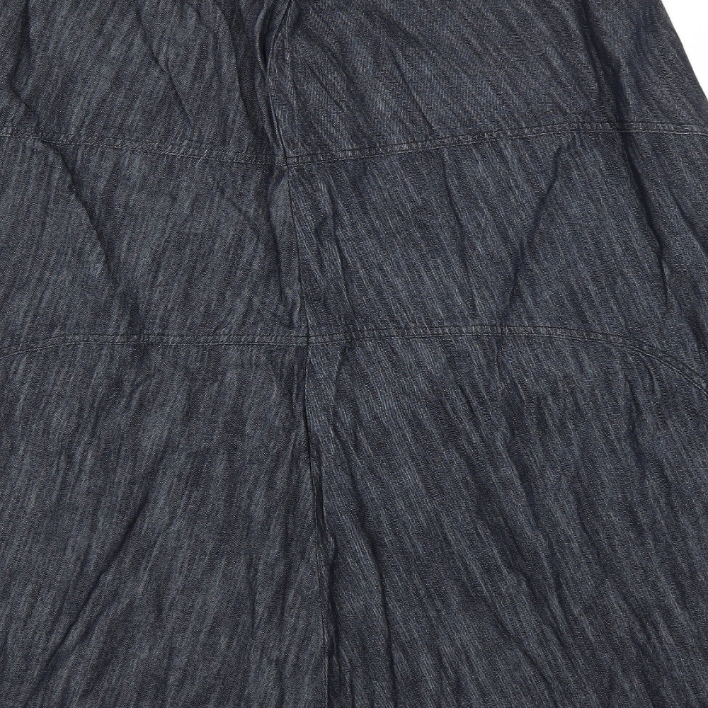 Being Casual Womens Blue  Denim A-Line Skirt Size 26