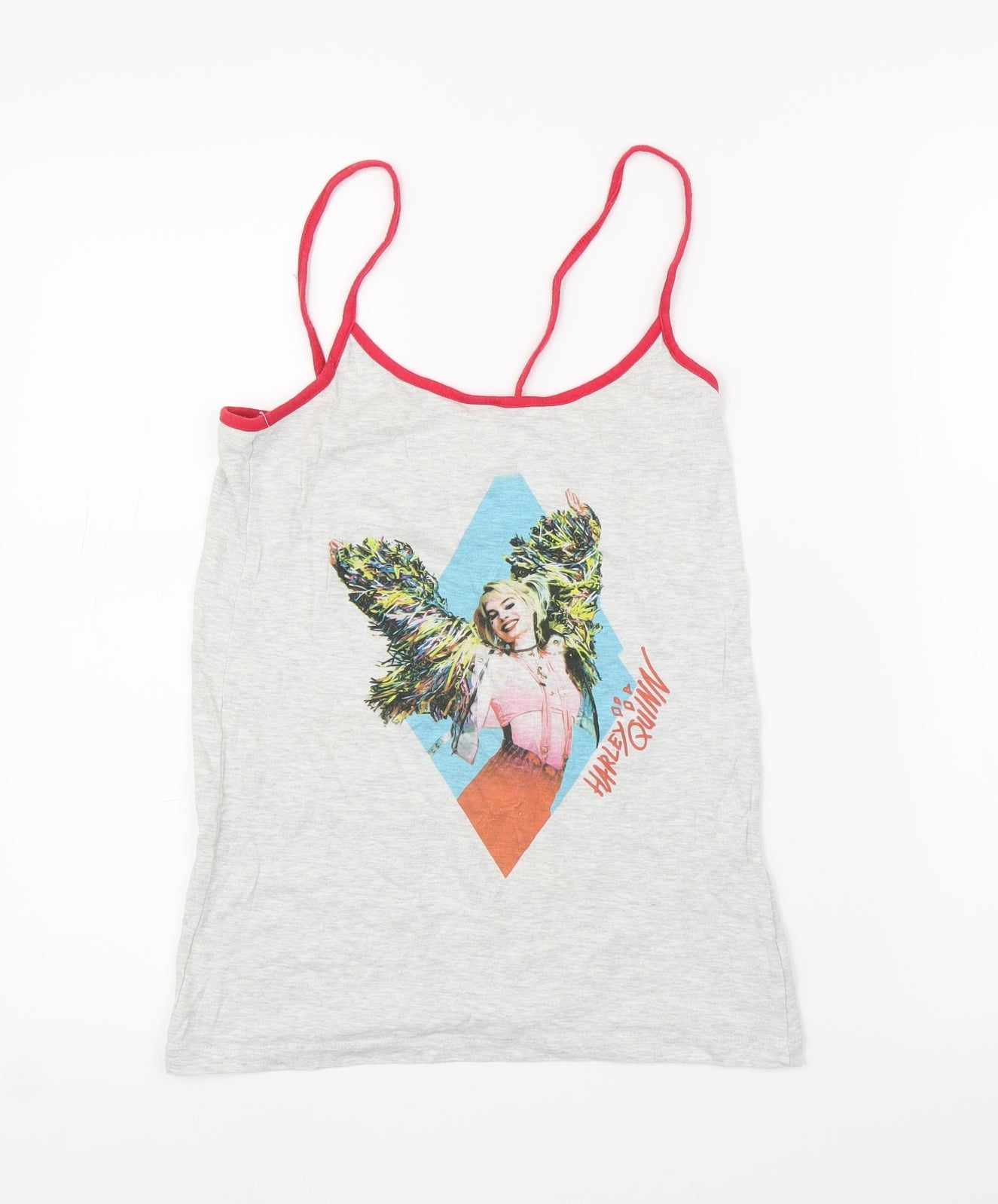 Primark Womens Grey   Cami Pyjama Top Size XS  - Harley Quinn