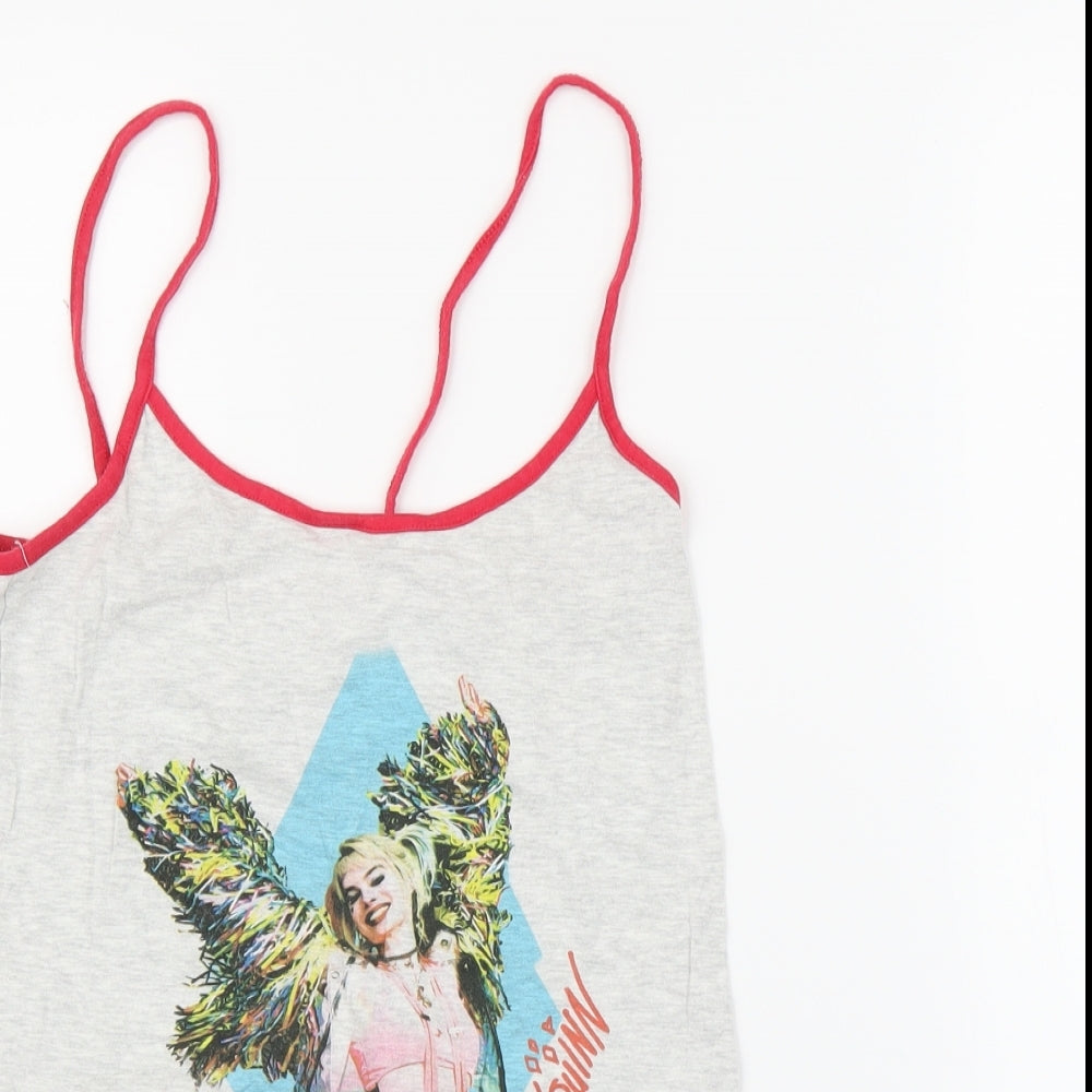 Primark Womens Grey   Cami Pyjama Top Size XS  - Harley Quinn