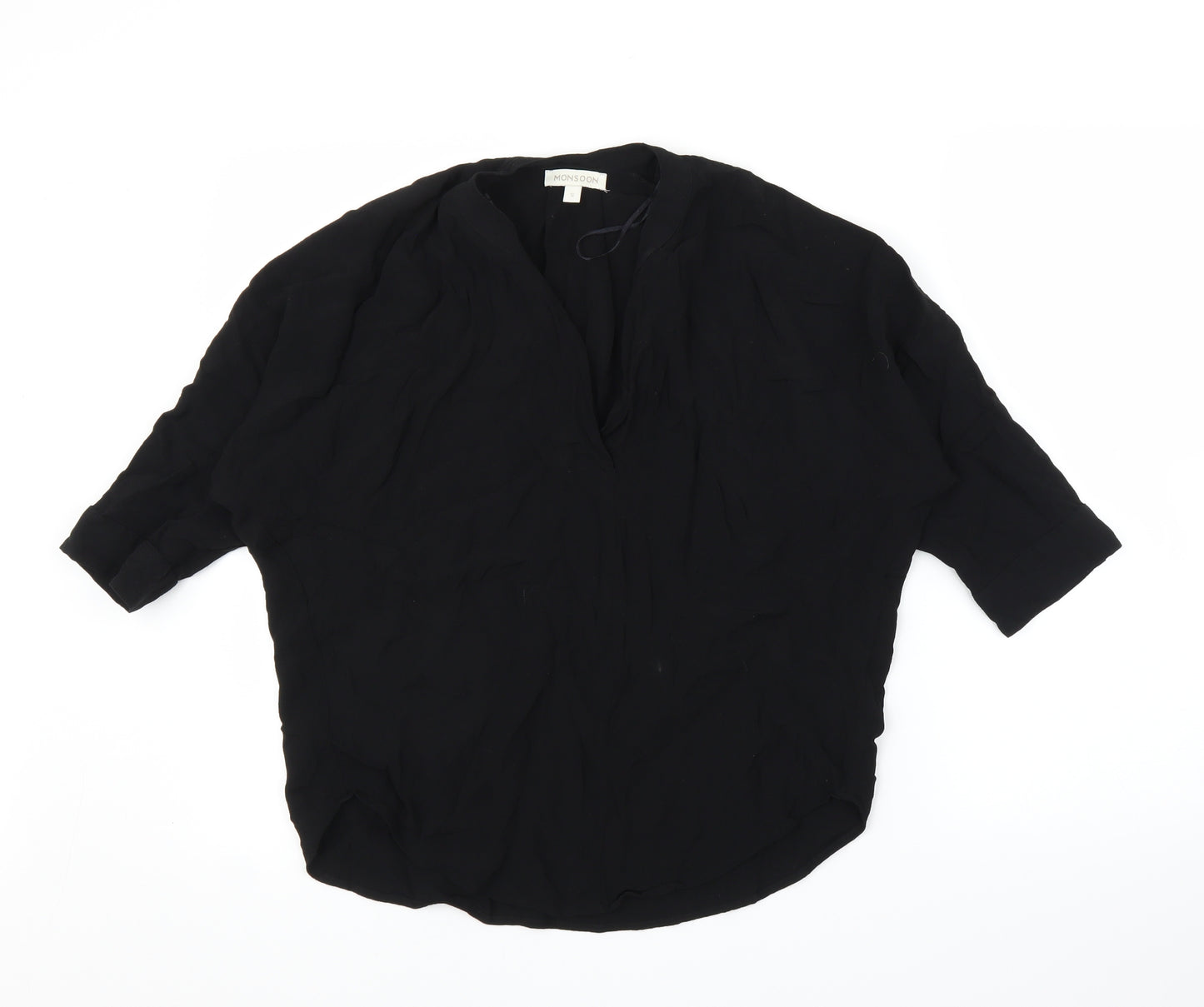 Monsoon Womens Black   Basic Blouse Size S