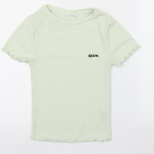 Primark Womens Green   Basic T-Shirt Size 2XS