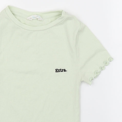 Primark Womens Green   Basic T-Shirt Size 2XS
