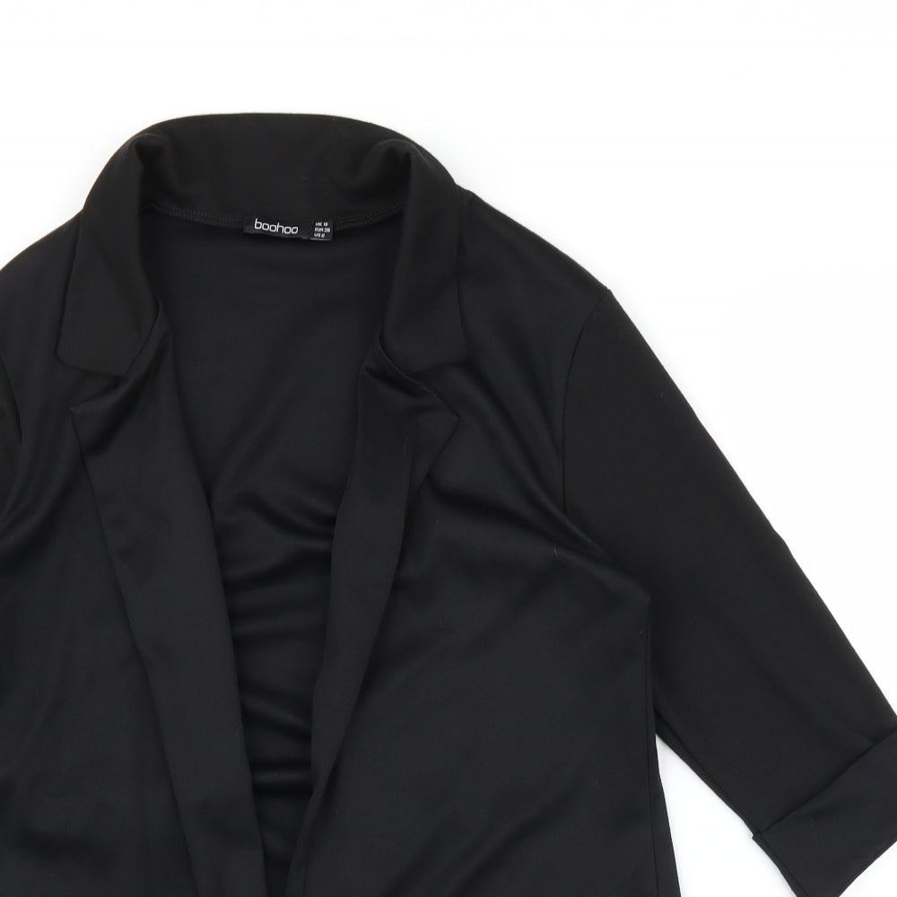 Boohoo Womens Black   Cardigan Jumper Size 10