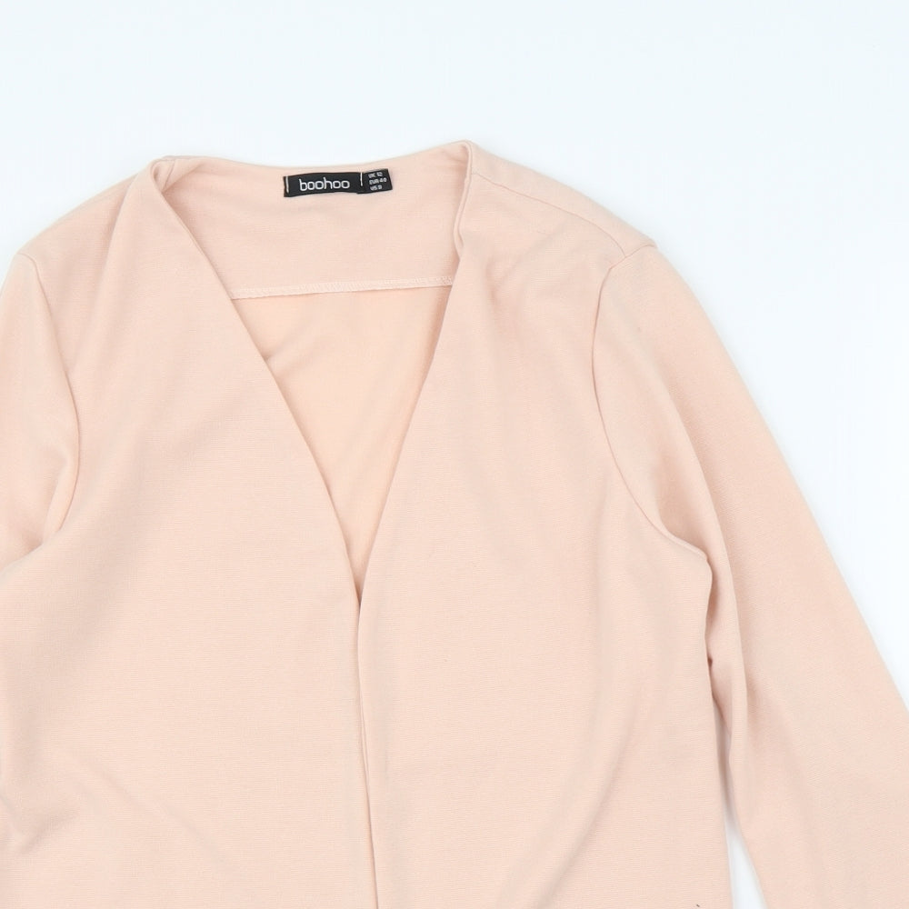 Boohoo Womens Pink   Cardigan Jumper Size 12
