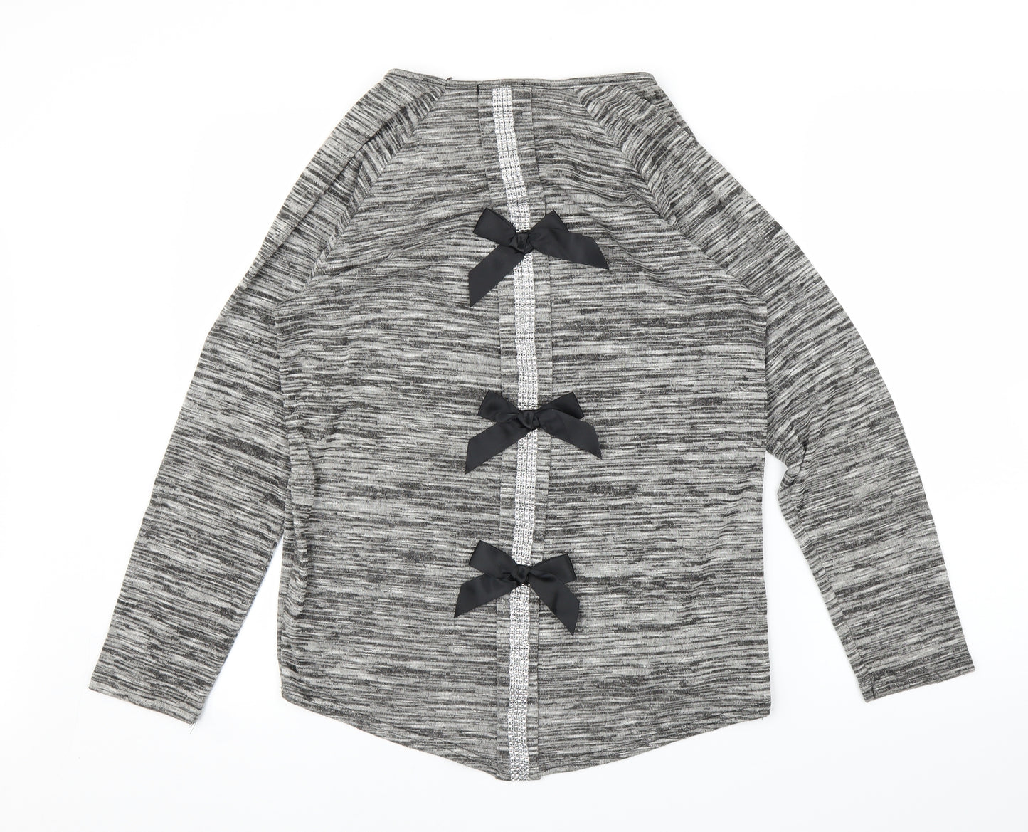 Blossom Womens Grey   Basic Blouse Size M