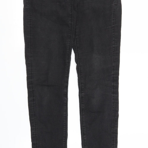 H&M Womens Black  Denim Skinny Jeans Size 6 L28 in