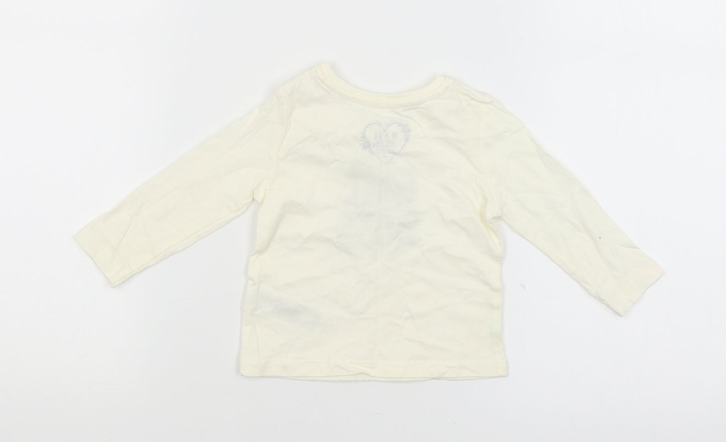 Primark Baby White   Basic T-Shirt Size 0-3 Months  - Girl Boss
