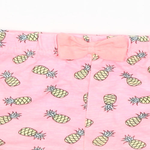 Primark Baby Pink   Cropped Trousers Size 6-9 Months  - Pinapples