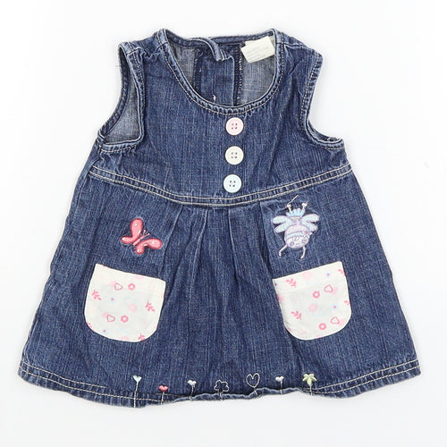 Tiny Ted Baby Blue   A-Line  Size 0-3 Months