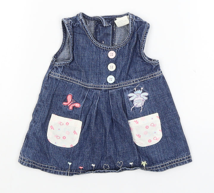 Tiny Ted Baby Blue   A-Line  Size 0-3 Months