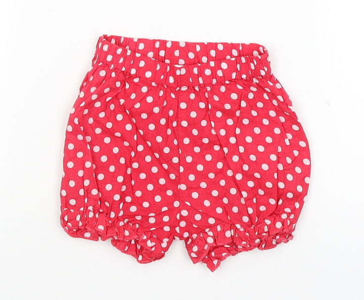 NEXT Baby Red Polka Dot Cropped Trousers Size 0-3 Months