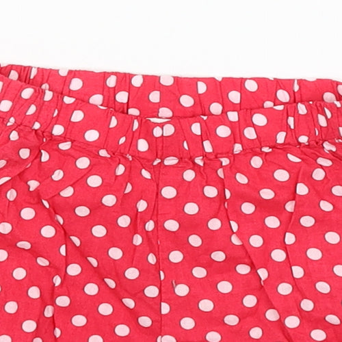 NEXT Baby Red Polka Dot  Cropped Trousers Size 0-3 Months