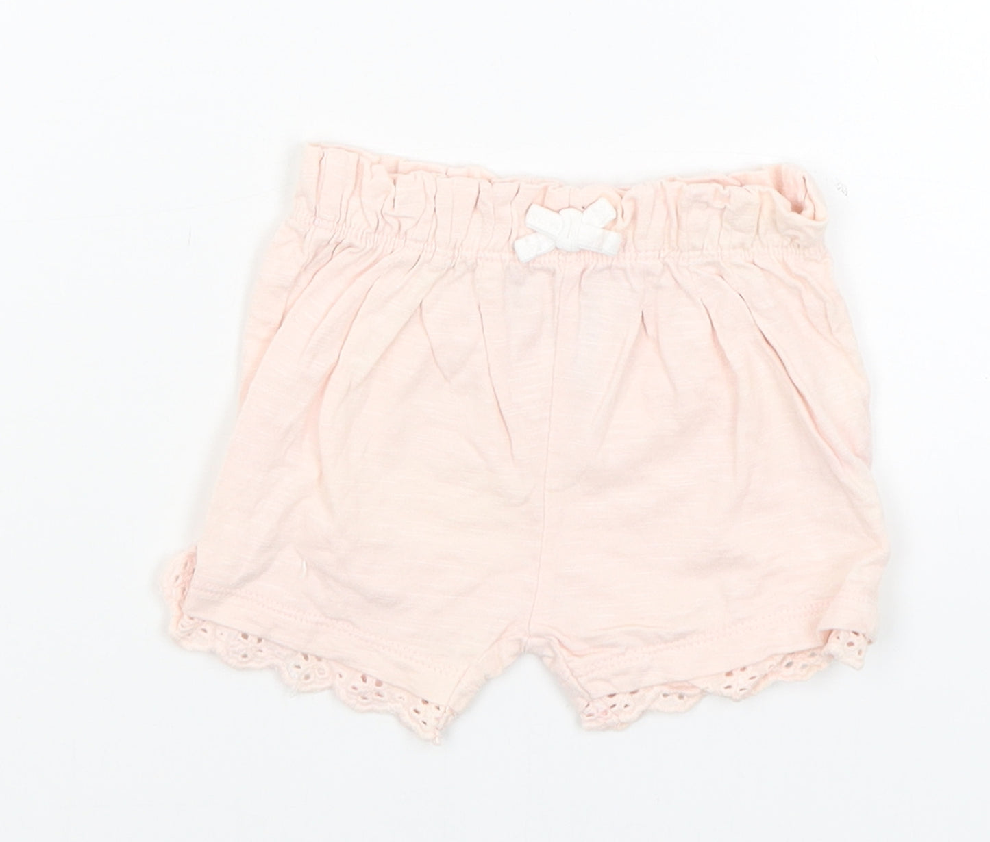 F&F Baby Pink   Cropped Trousers Size 3-6 Months