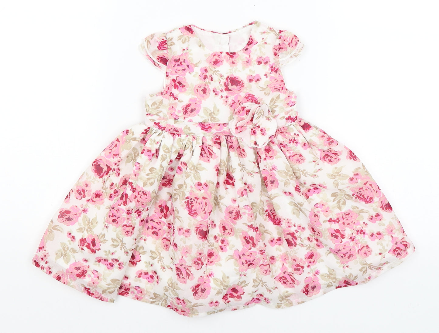 George Baby Pink Floral  Maxi  Size 3-6 Months