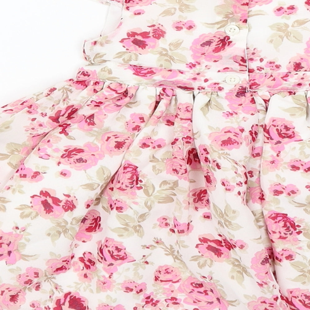 George Baby Pink Floral  Maxi  Size 3-6 Months