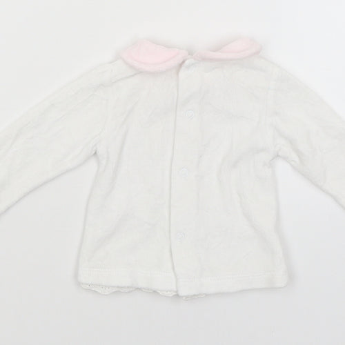 Mintini Baby Baby White   Basic T-Shirt Size 0-3 Months
