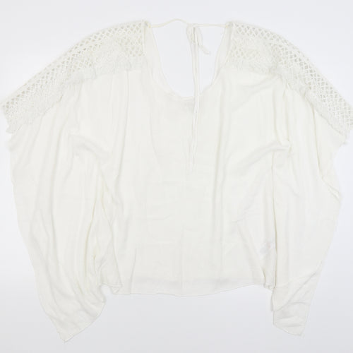 Apricot Womens White   Tunic T-Shirt Size 10