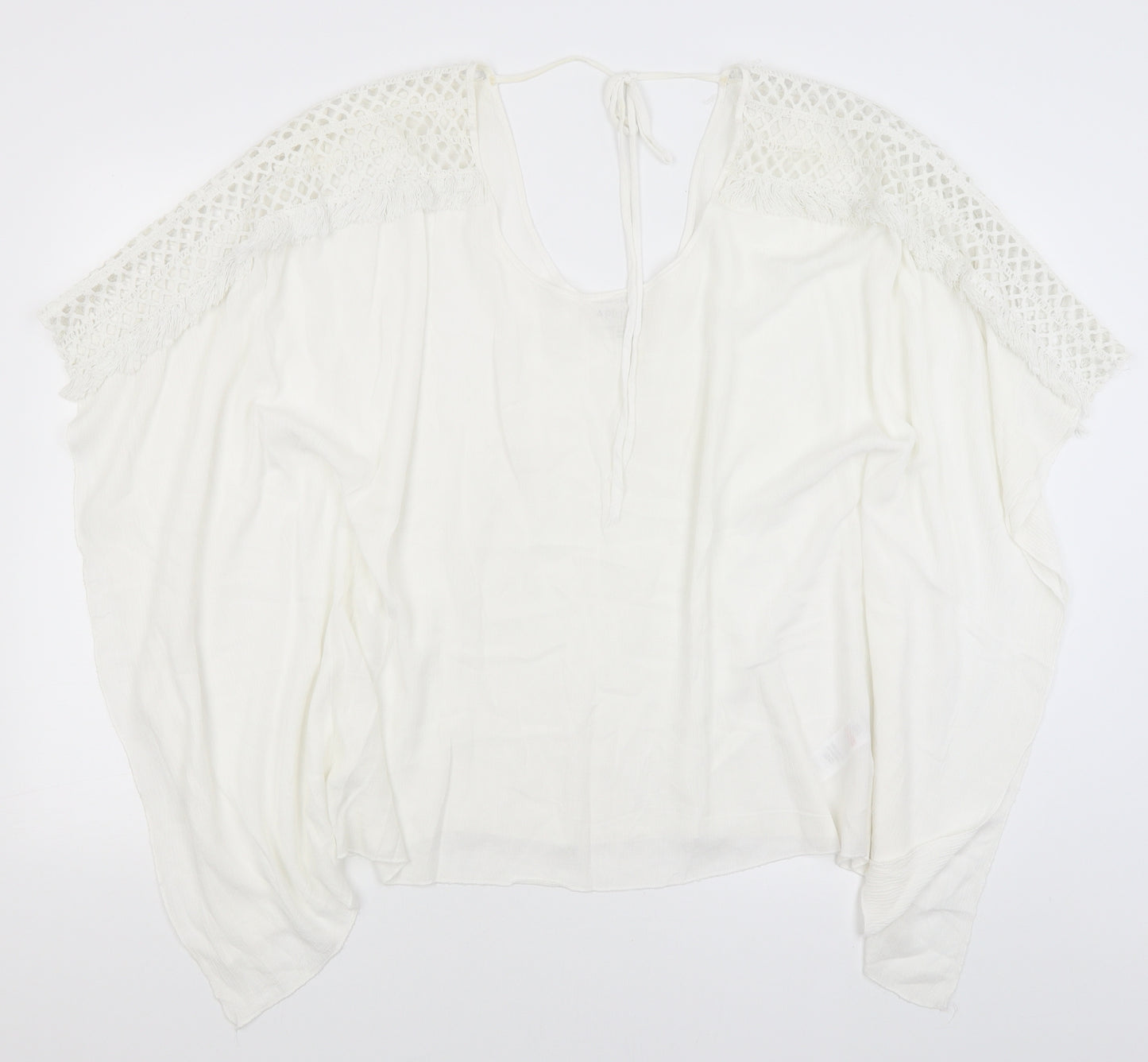 Apricot Womens White   Tunic T-Shirt Size 10