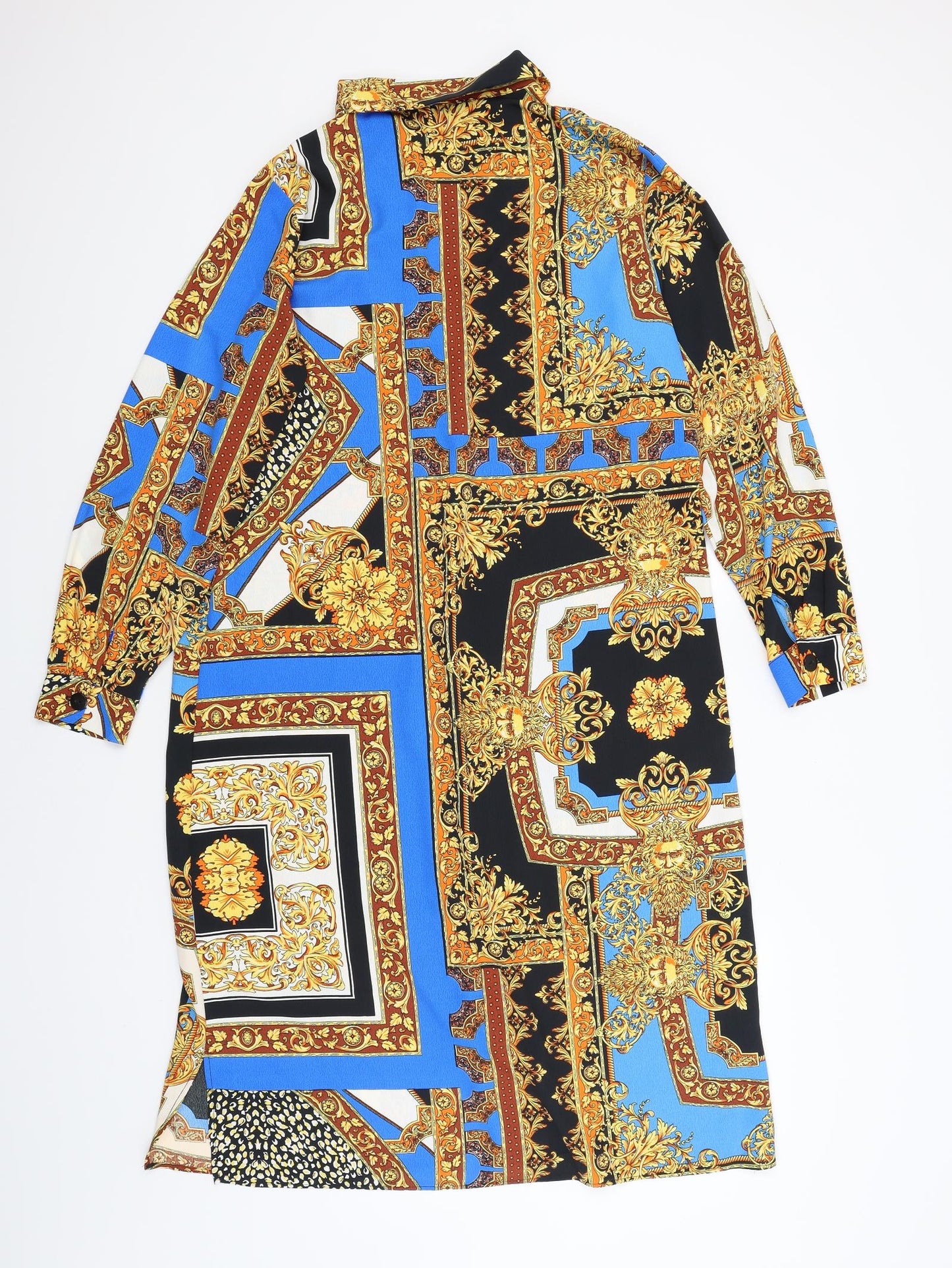 Papaya Womens Multicoloured Paisley  Shirt Dress  Size 16