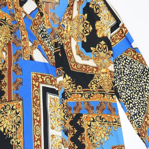 Papaya Womens Multicoloured Paisley  Shirt Dress  Size 16