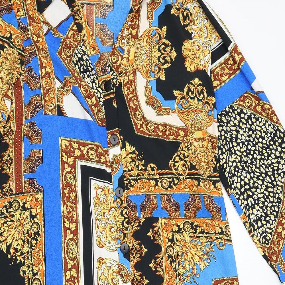Papaya Womens Multicoloured Paisley  Shirt Dress  Size 16