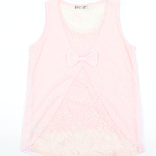 Quiz Womens Pink   Basic Tank Size M