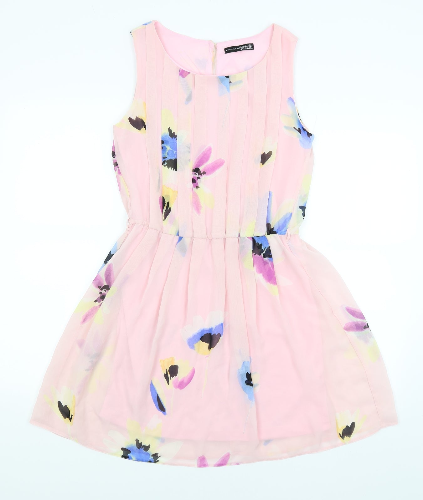 Atmosphere Womens Pink Floral  Fit & Flare  Size 12