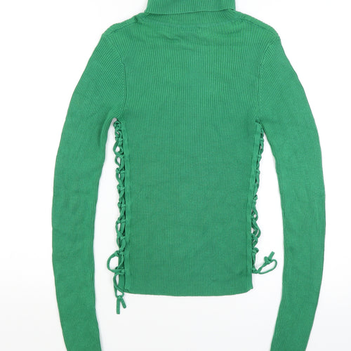 Therapy Womens Green   Basic T-Shirt Size 8
