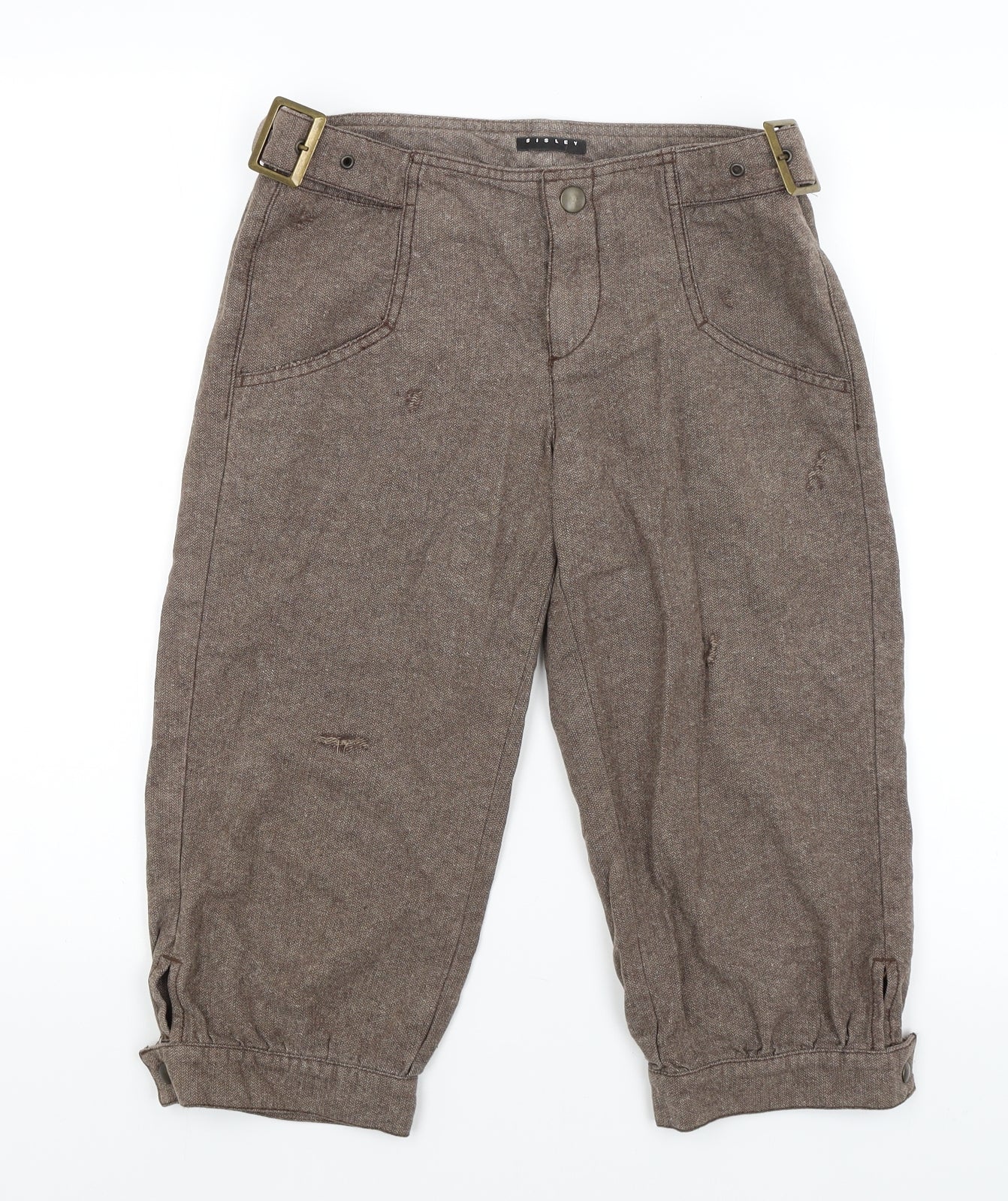 Sisley Womens Brown   Bermuda Shorts Size 10