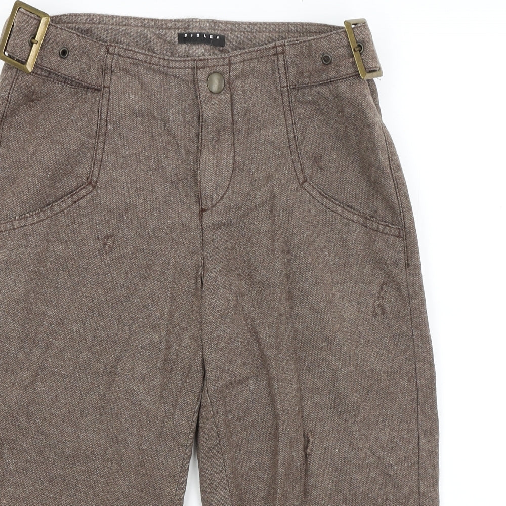 Sisley Womens Brown   Bermuda Shorts Size 10