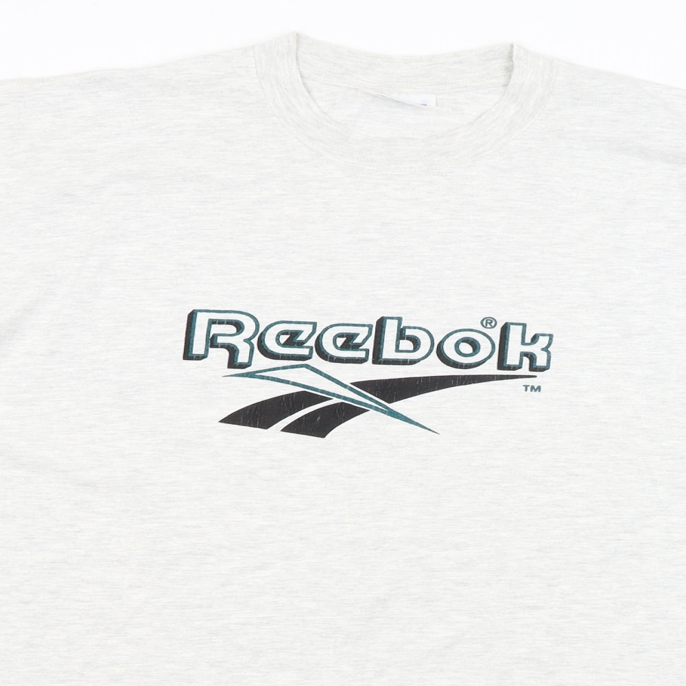 Reebok Mens Grey    T-Shirt Size XL
