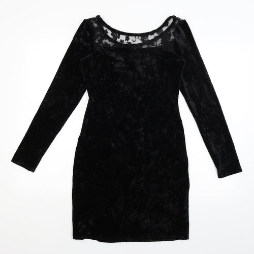 Alter London Womens Black   Pencil Dress  Size S