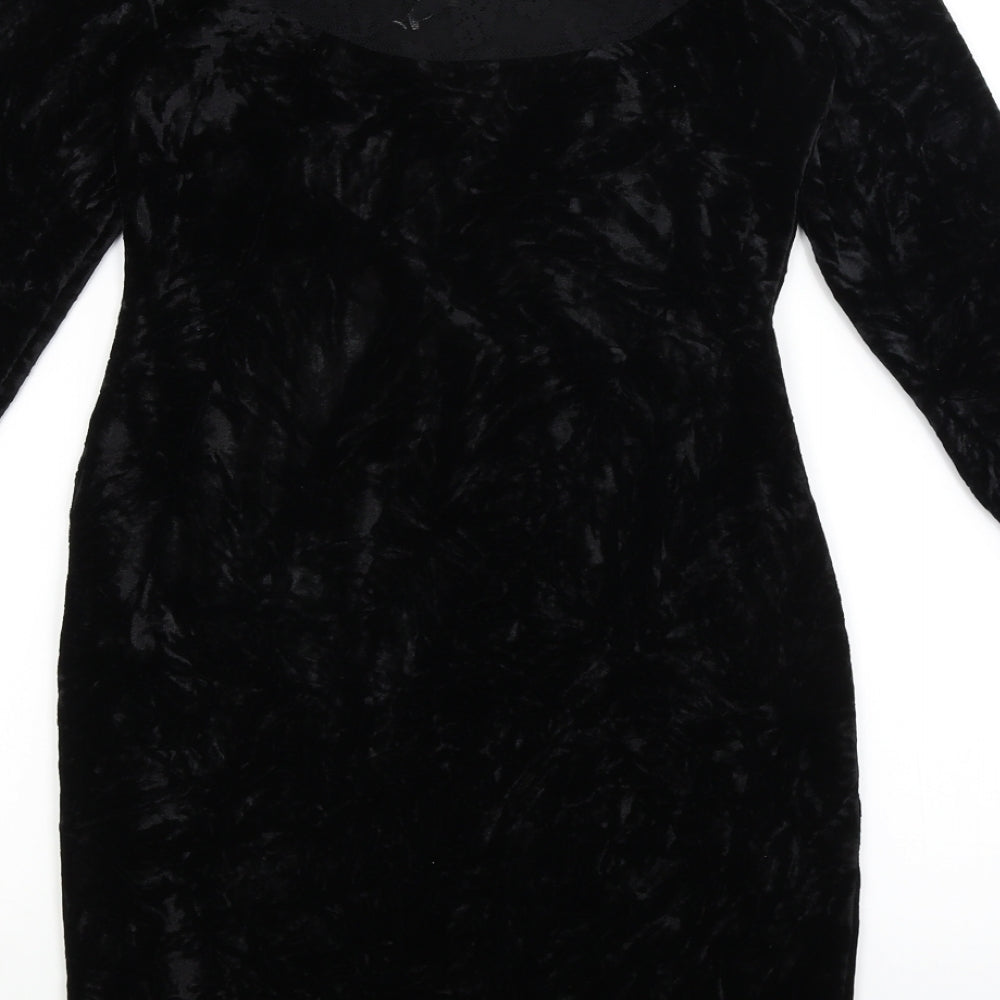 Alter London Womens Black   Pencil Dress  Size S