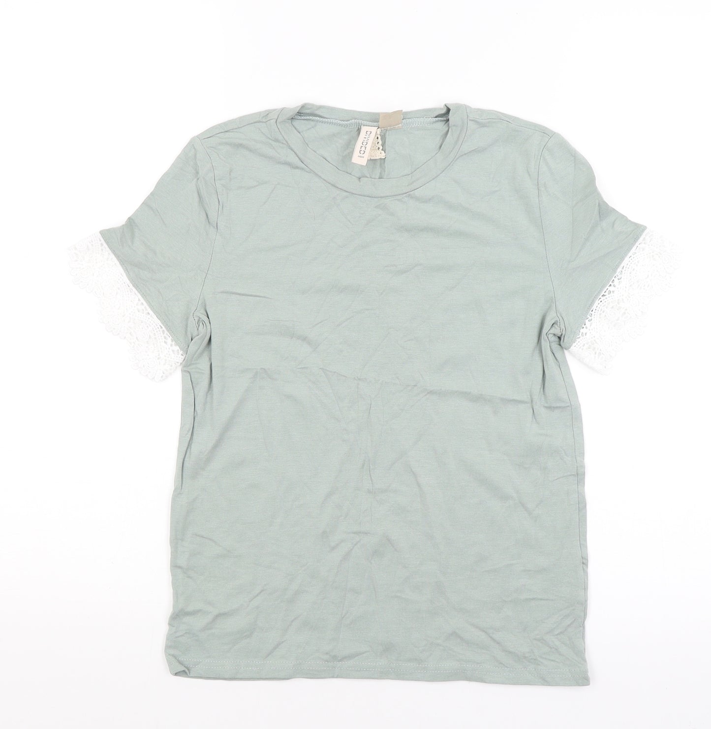 Divided Womens Green   Basic T-Shirt Size XS