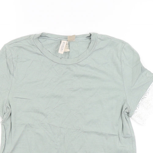 Divided Womens Green   Basic T-Shirt Size XS