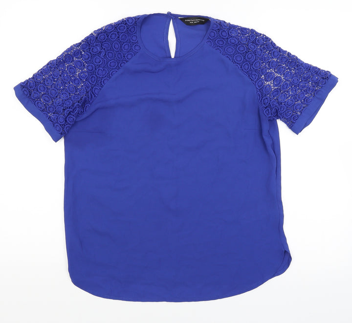 Dorothy Perkins Womens Blue   Basic T-Shirt Size 12