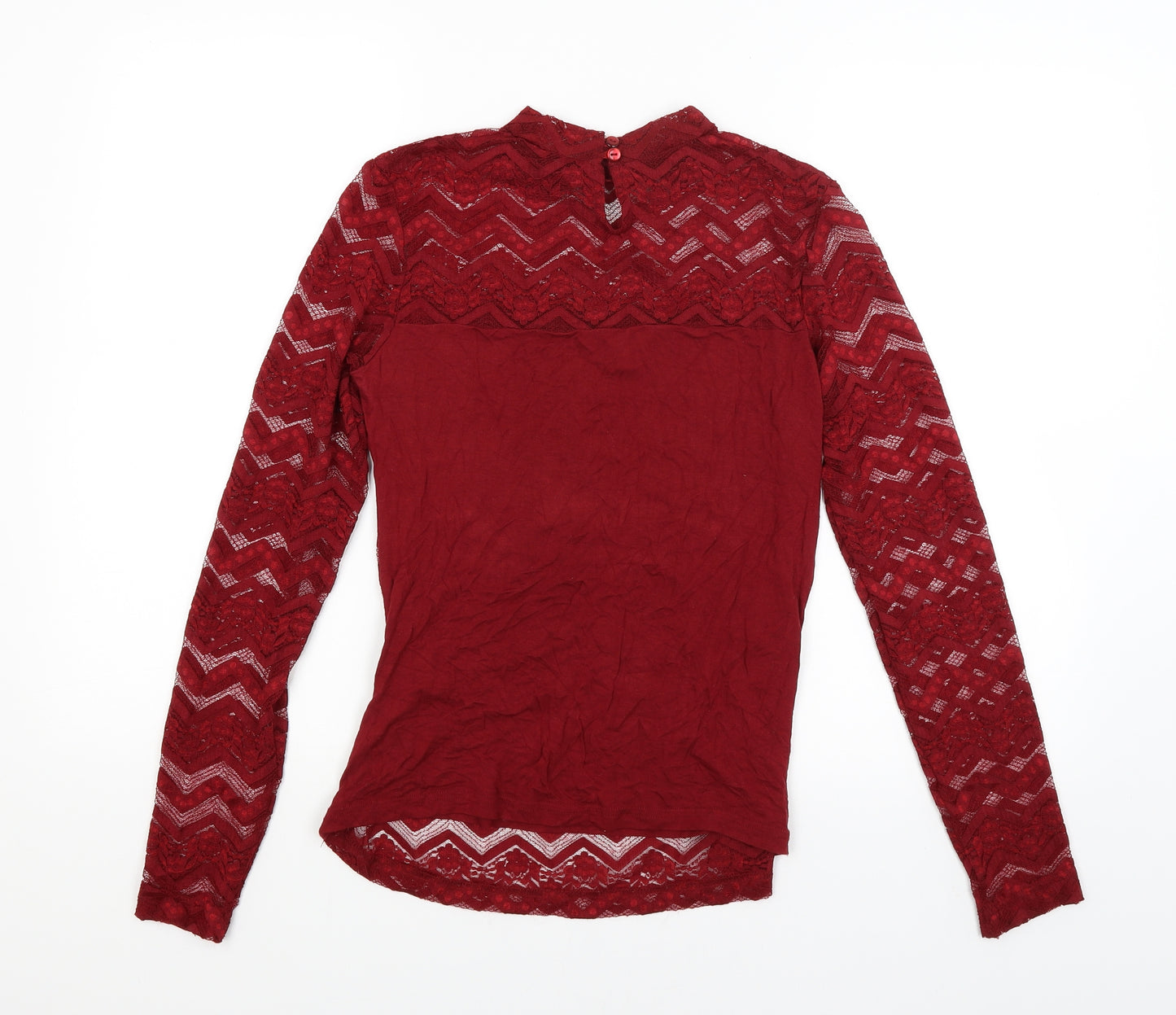 Dorothy Perkins Womens Red   Basic T-Shirt Size 10