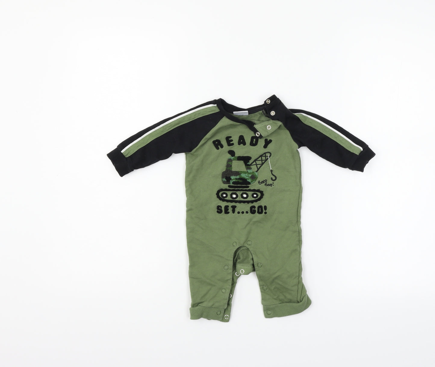 FRED & FLO Baby Green   Babygrow One-Piece Size 3-6 Months