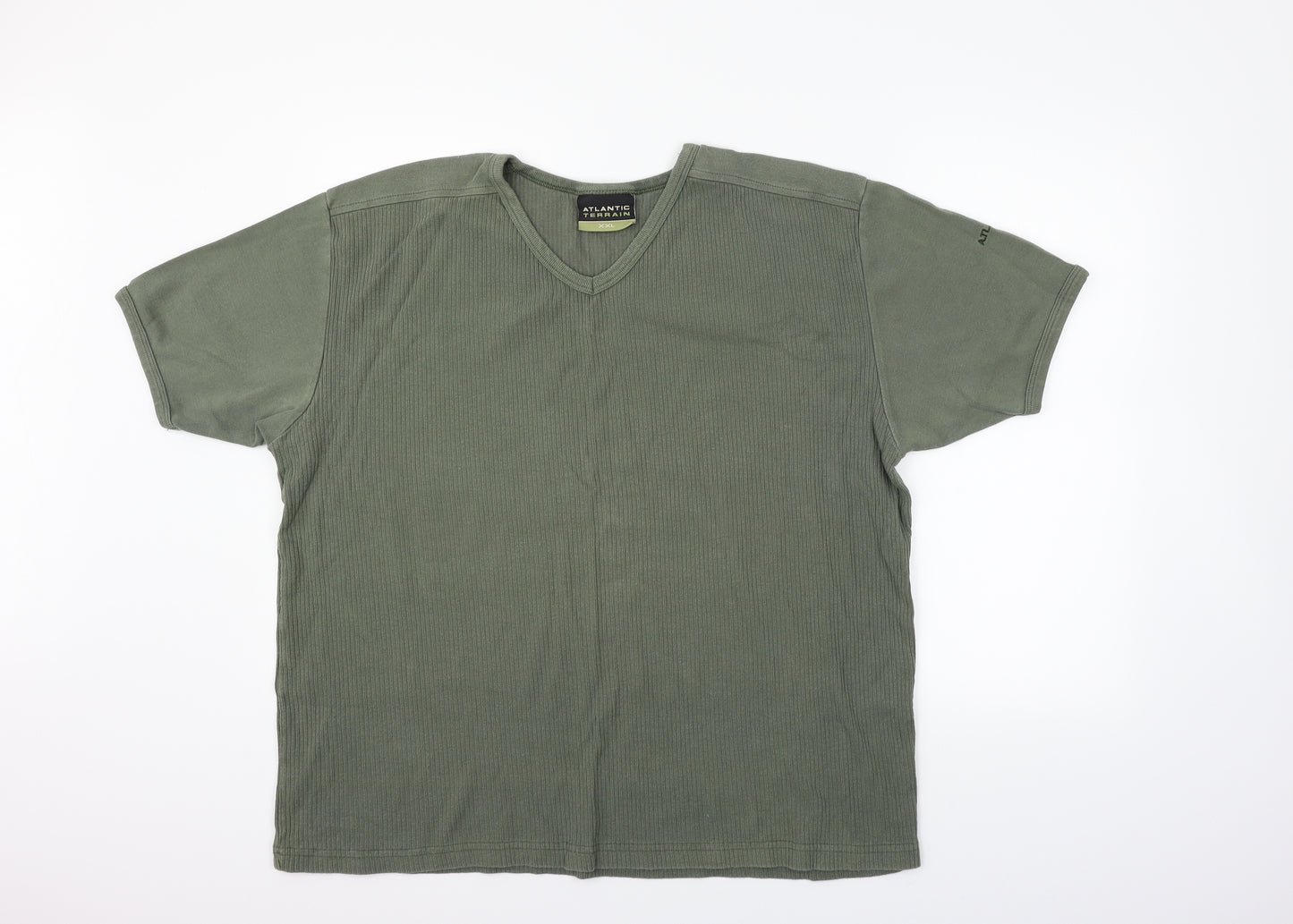 Atlantic Terrain Mens Green    T-Shirt Size XL