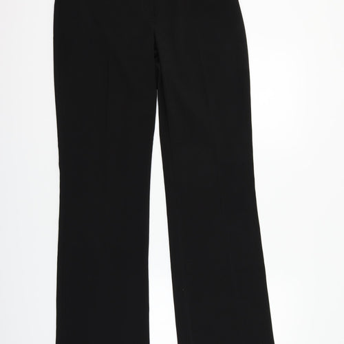 Preworn Womens Black   Trousers  Size 12 L31 in