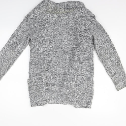 F&F Womens Grey   Cardigan Jumper Size 8