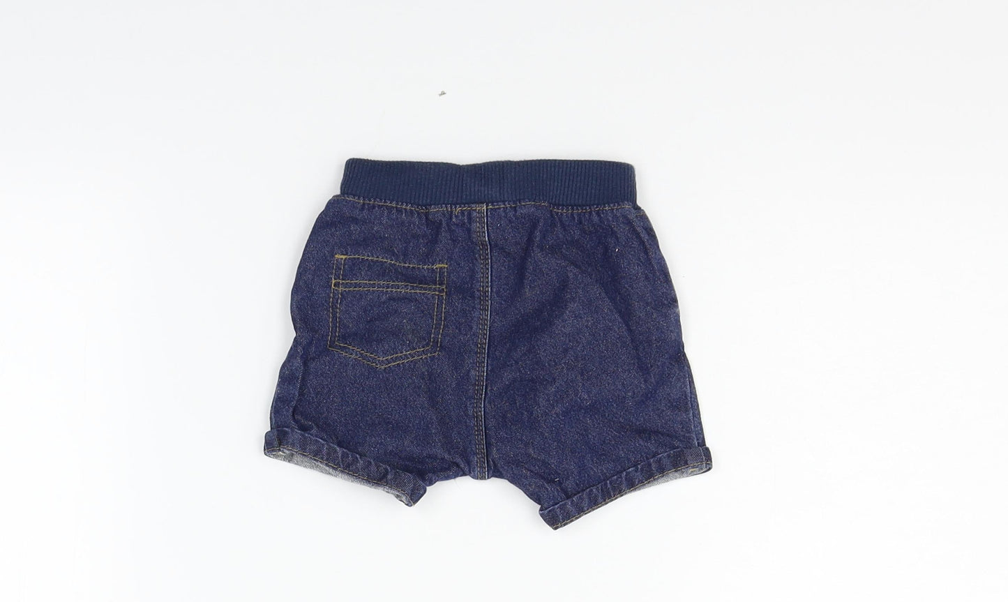 George Boys Blue   Cropped Jeans Size 0-3 Months