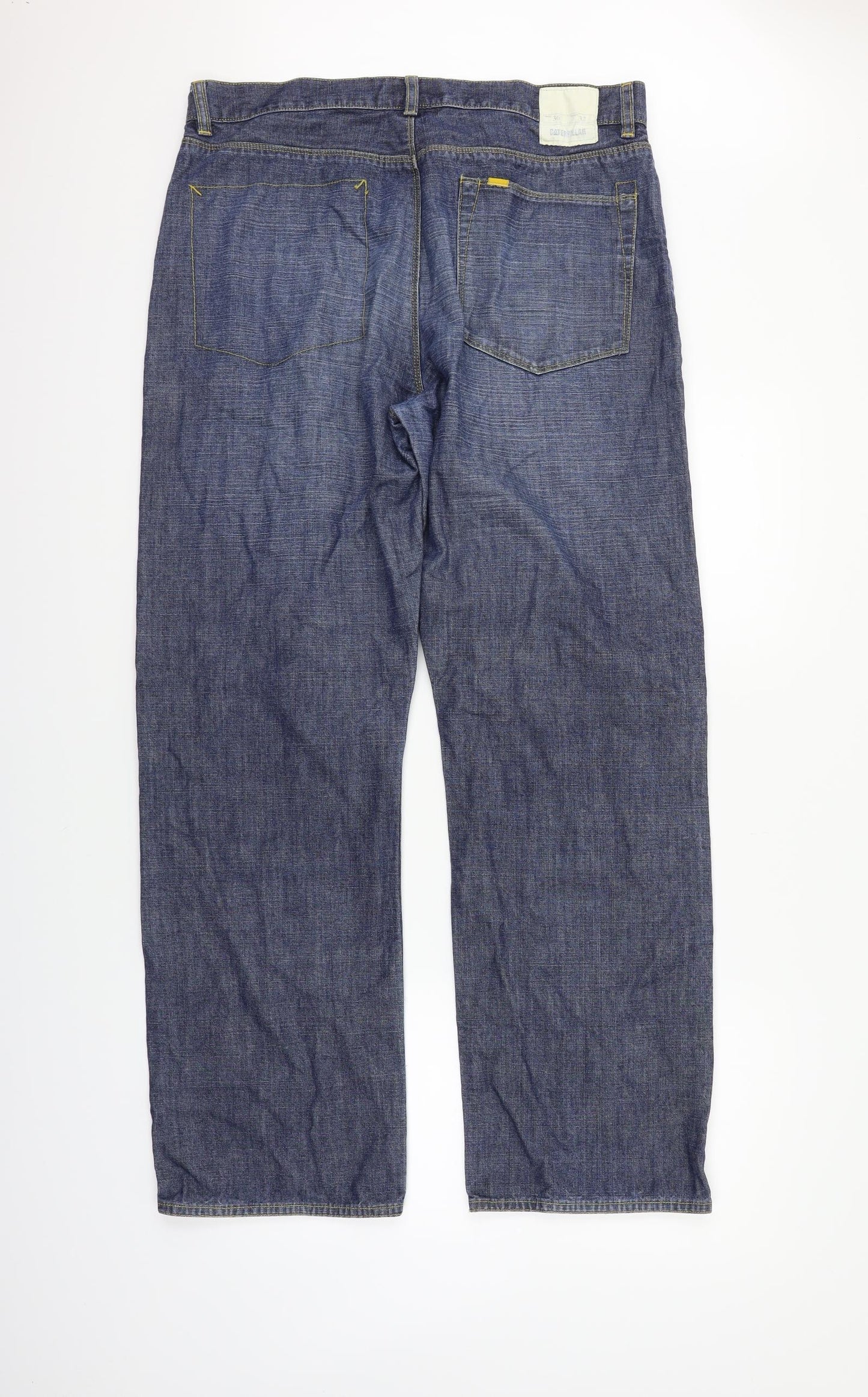 Caterpillar Mens Blue   Straight Jeans Size 36 in L32 in